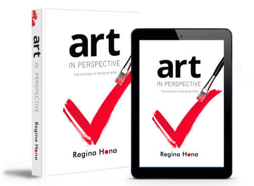 art in perspective, book, artists business guide, printer artists guide, visual artists,  book store, buy online, comprehensive printed art business guide, author regina hona, 